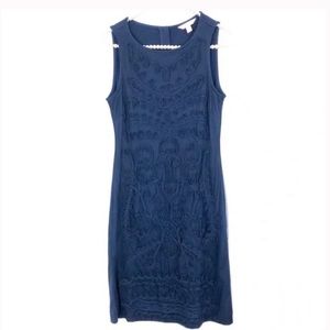 Lily Pulitzer Navy Lace Ribbon Dress